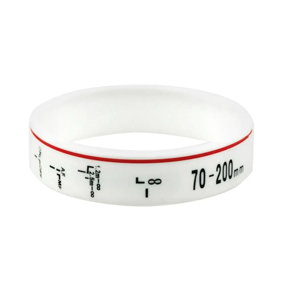 Silicone Camera Lens Wristband Photographer Band Bracelet for Canon Camera Photo Studio Accessories