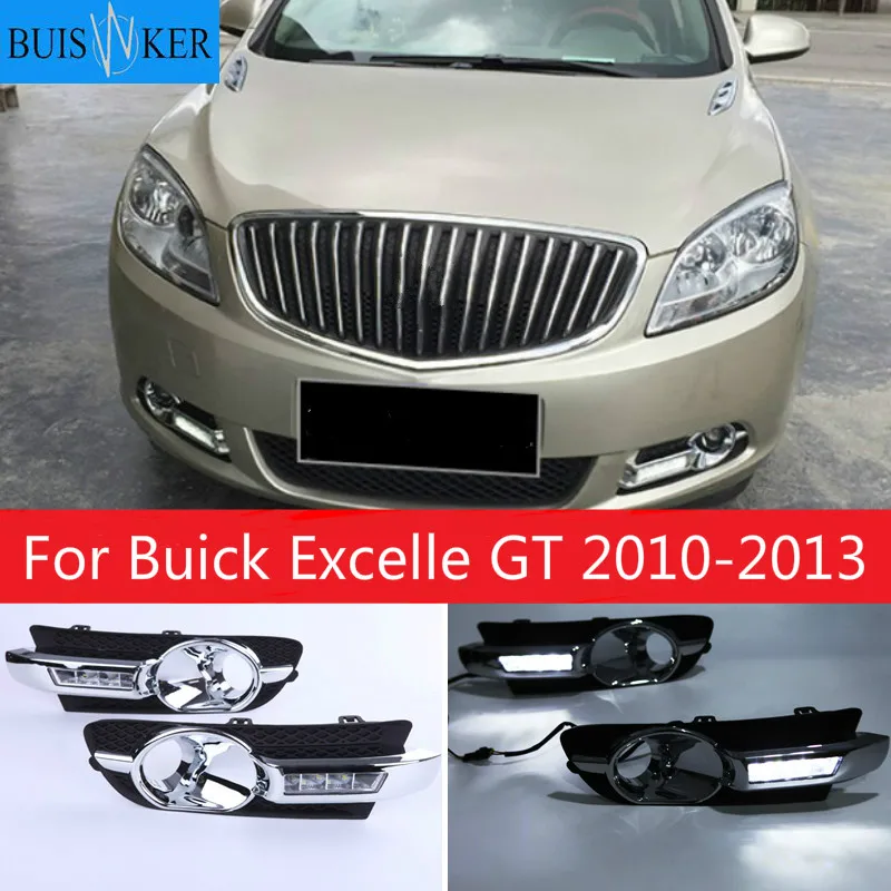 

2PCS For Buick Excelle GT 2010-2013 Auto LED Daytime Light Running Light DRL Front Fog Lamp Day Light