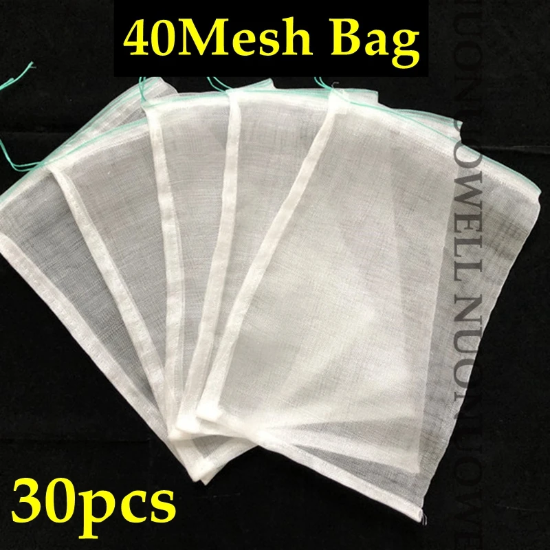 

40Mesh Fruit Protection Bags Insect Birds Proof Vegetable Grapes Apples Protect Netting Bag Pest Control Drawstring Nylon Mesh