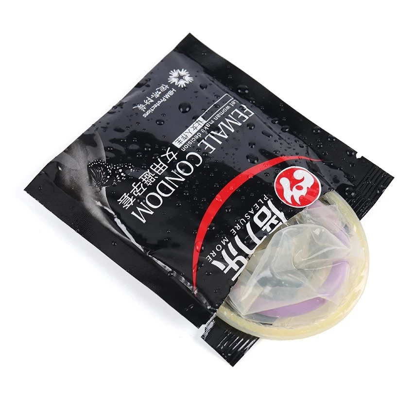 75mm Big condoms for women wearing  Rubber Latex Condoms G Spot Stimulate Female Condom Penis Sleeve Contraceptive sex shop