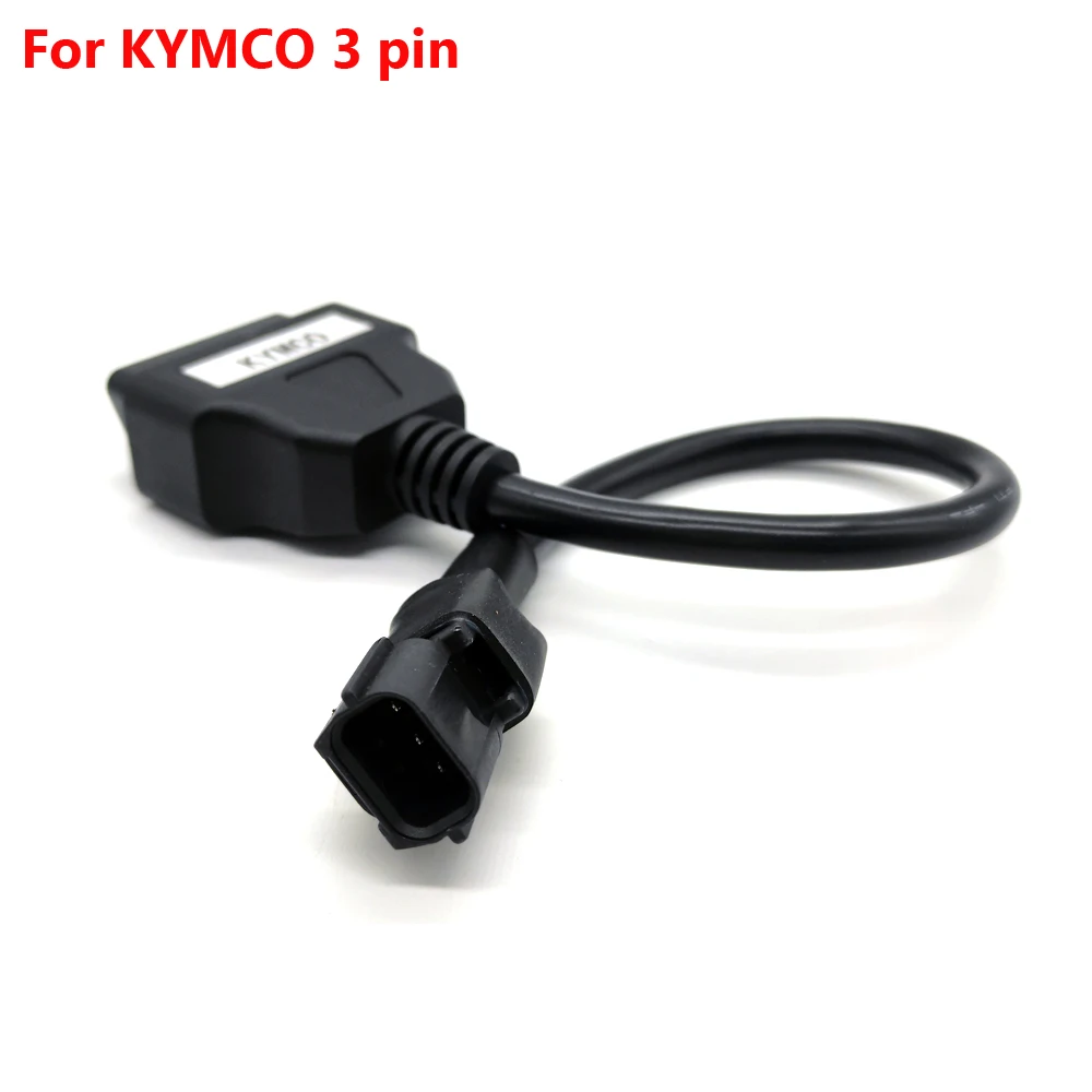 For KYMCO 3 PIN Motorcycle cable OBD OBD2 diagnostic cable