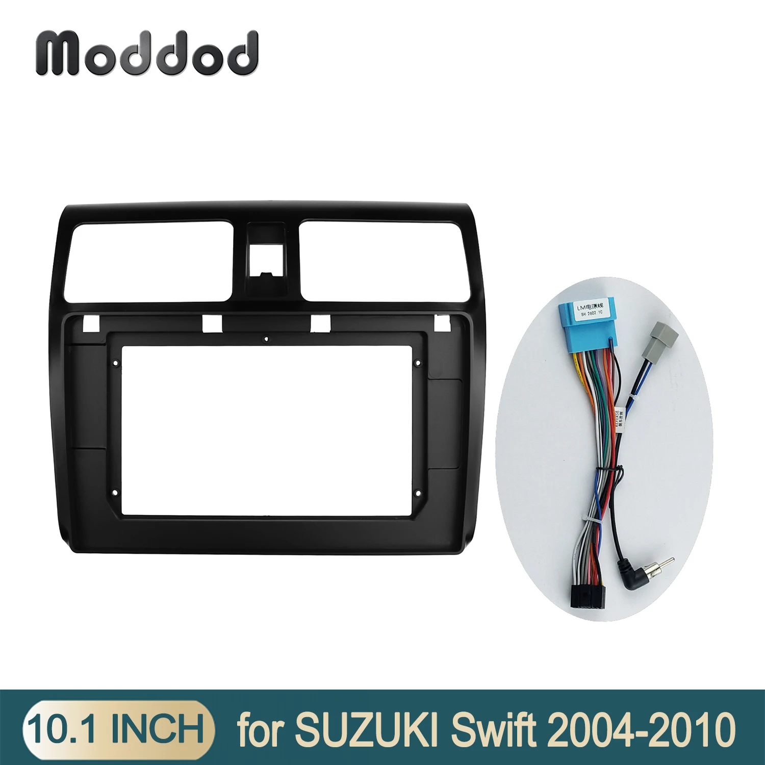 

Double Din Fascia for for Suzuki Swift 2004-2010; Dzire 2008-2010 10.1inch Dashboard Installation Trim Kit Frame Bezel