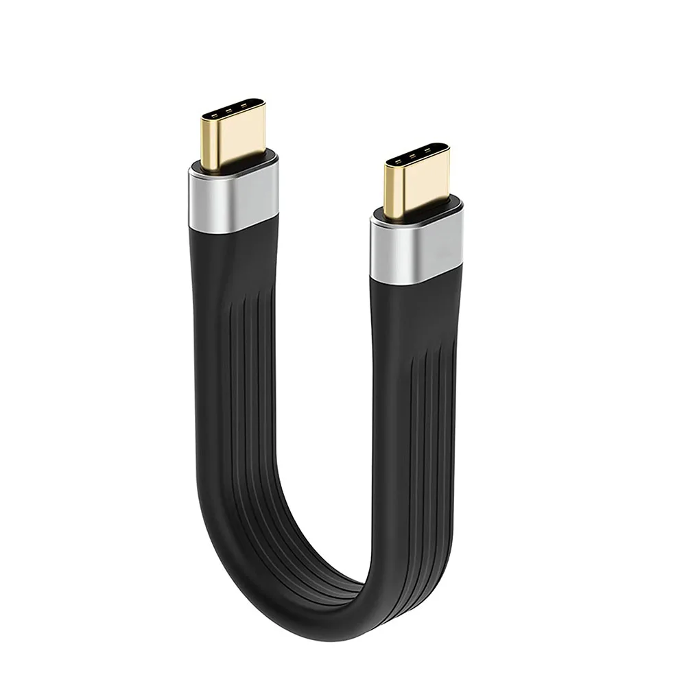 4K USB-C 3.1 Gen 2 كابل 10G Emark رقاقة قصيرة نوع C USB-C إلى USB-C كابل شاحن مزامنة الفيديو PD 60 واط 4K فيديو لماك بوك برو #1