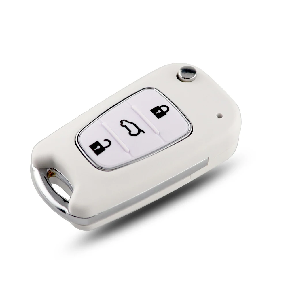 YIQIXIN 3 Buttons White Flip Folding Remote Key Case For Hyundai I20 I30 IX35 I35 Accent Kia Rio 3 Picanto Sportage K2 K3 K5