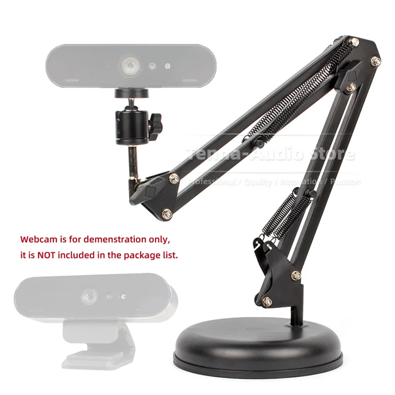 Untuk Logitech Brio 4K Pro Webcam C1000e C1000 E Meja Kamera Video Stand Tabletop Gunting Boom Arm Desktop Rak Mount Holder