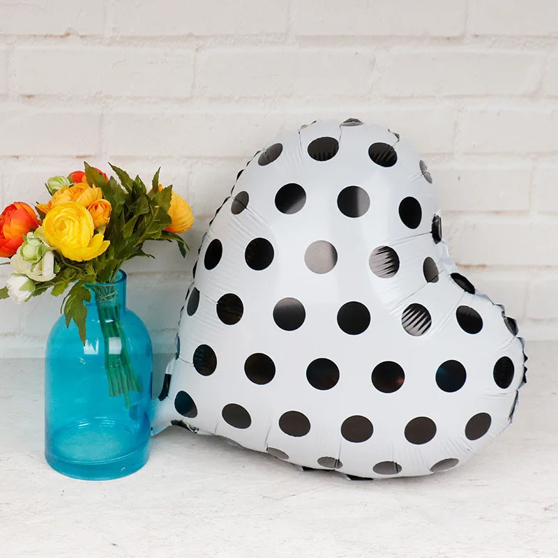 18 Cal rozkloszowana spódnica miłość balon aluminiowy biedronka rozkloszowana spódnica okrągły balon układ urodzinowy świąteczna zabawka dla dzieci