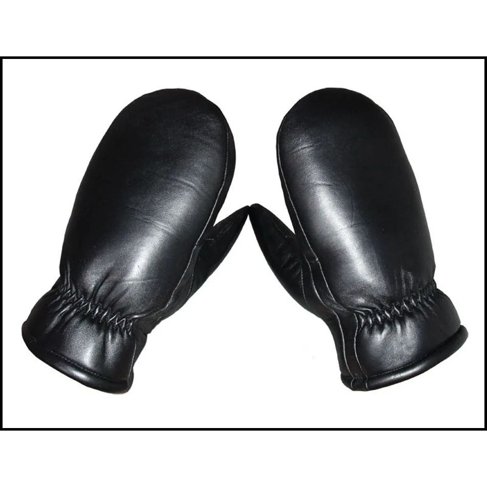 Gants en fourrure pour hommes, gants en laine de mouton, gants en peau de mouton, gants en cuir épais chauds pour l'hiver, Gants en laine et fourrure, 2024 nouveau style, haute qualité authentique