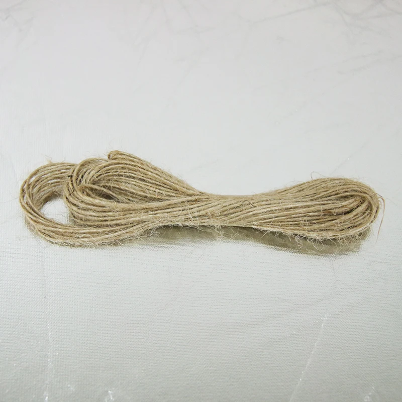 Natural Twine Jute Burlap String, Hemp Rope, Party Wedding Decoration, Florists, Easter Decorations, Home Decor, Floristics, 10m