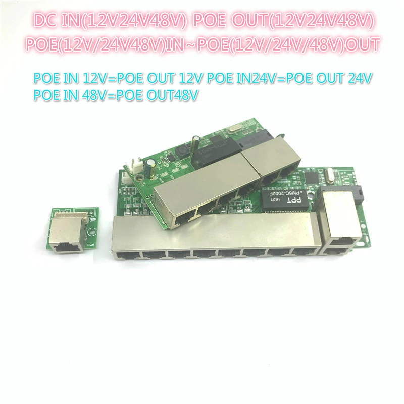 

POE12V-24V-48V POE12V/24V/48V POE OUT12V/24V/48V poe переключатель 100 Мбит/с POE poort;100 Мбит/с UP Link poort; poe включен переключатель NVR