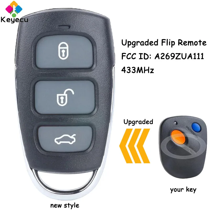 

KEYECU Replacement Upgraded Auto Remote Car Key for Subaru Baja Forester Impreza Legacy Outback Impreza Fob FCC ID: A269ZUA111