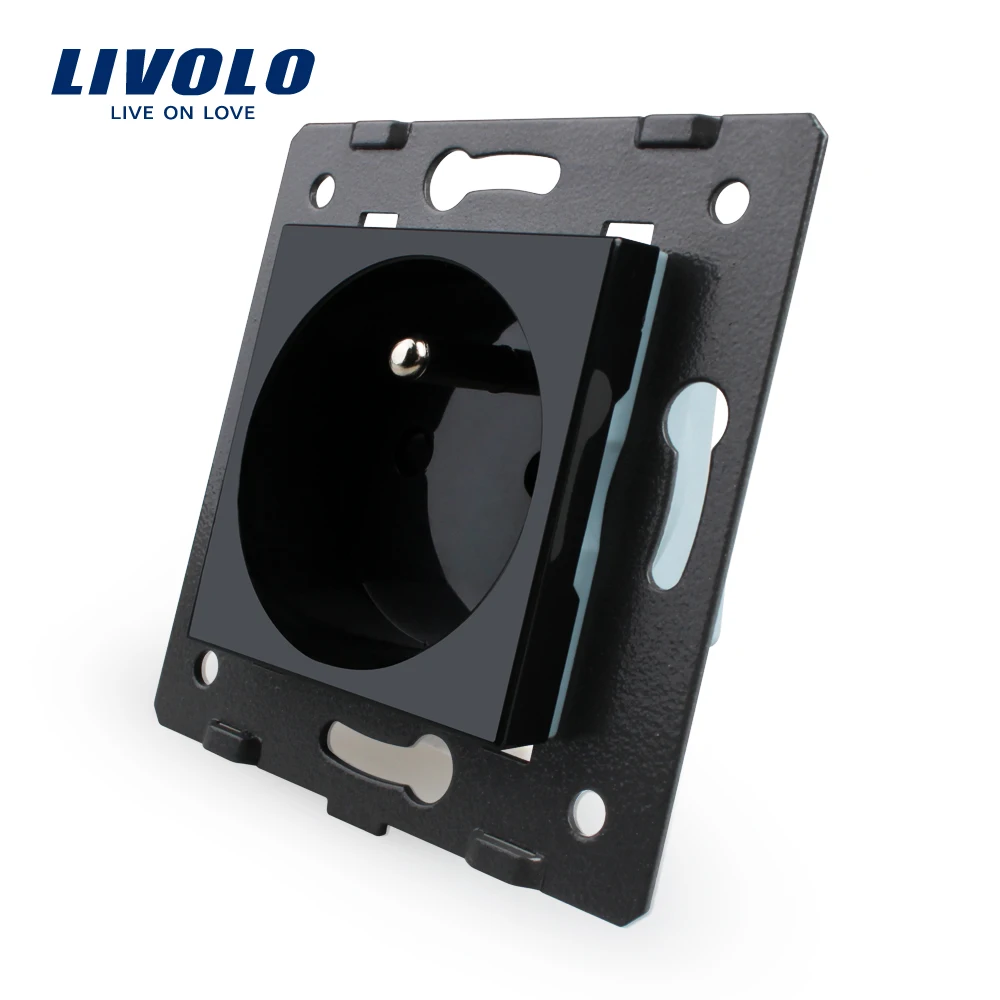 LIVOLO Manufacturer, Livolo White  Plastic Materials,  FR standard, Function Key For French Socket,VL-C7-C1FR-11 (3 Colors)