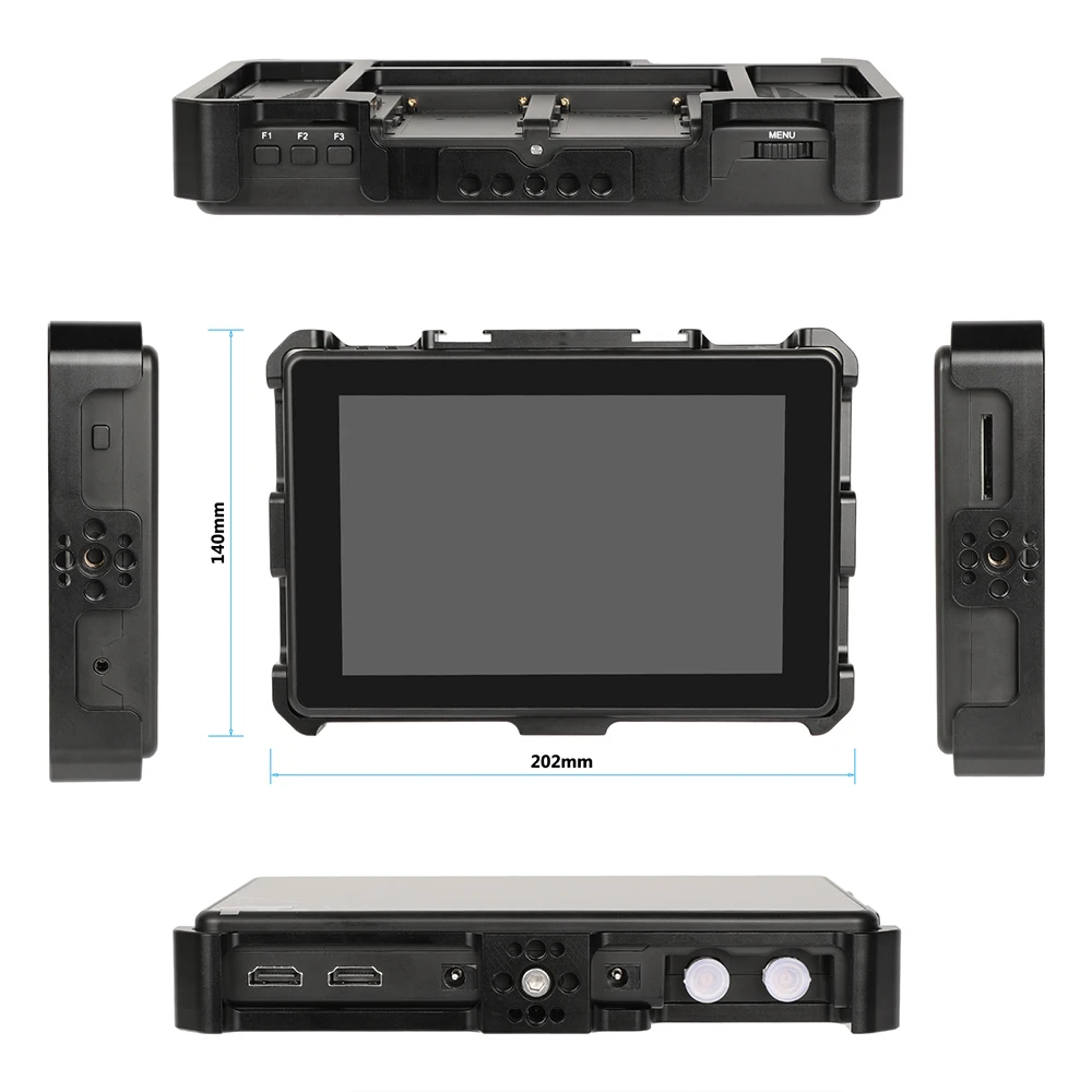 Staffa per armatura a gabbia LUT7 e LUT7S con vestibilità formale Kayulin per monitor FeelWorld LUT7 e LUT7S da 7" (uso esclusivo)