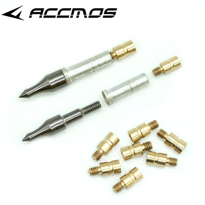 

50Pcs Archery Additional-Bob 25Grain Weight Copper Balance For ID 6.2 mm Arrow Shaft Insert Broadheads Hunting Accessories