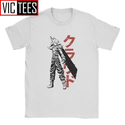 Mercenary Final Fantasy Tshirt Men Cloud VII FF7 Video Game Strife Shinra Soldier 100 Percent Cotton T Shirt