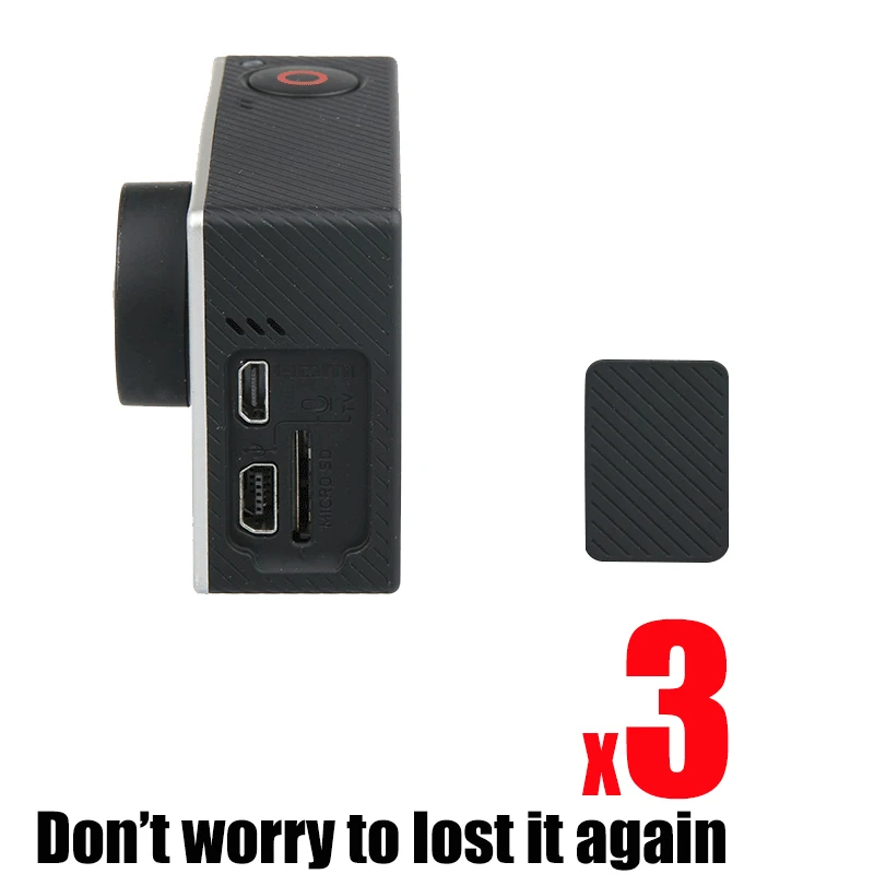 Camera Accessories For GoPro Hero 4 3+ 3 Useful Replacement Spare Part USB Side Door Cover Cap
