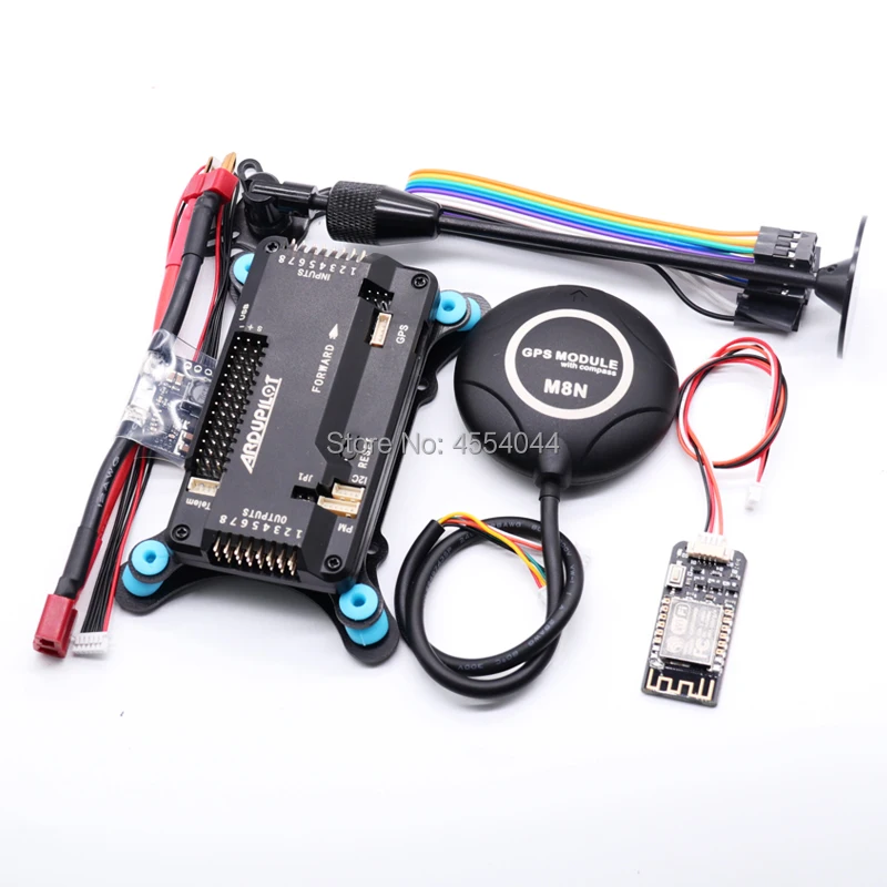 APM2.8 APM 2.8 flight controller Ardupilot+Wifi Radio Telemetry Module+M8N GPS built-in compass +gps stand+shock absorber