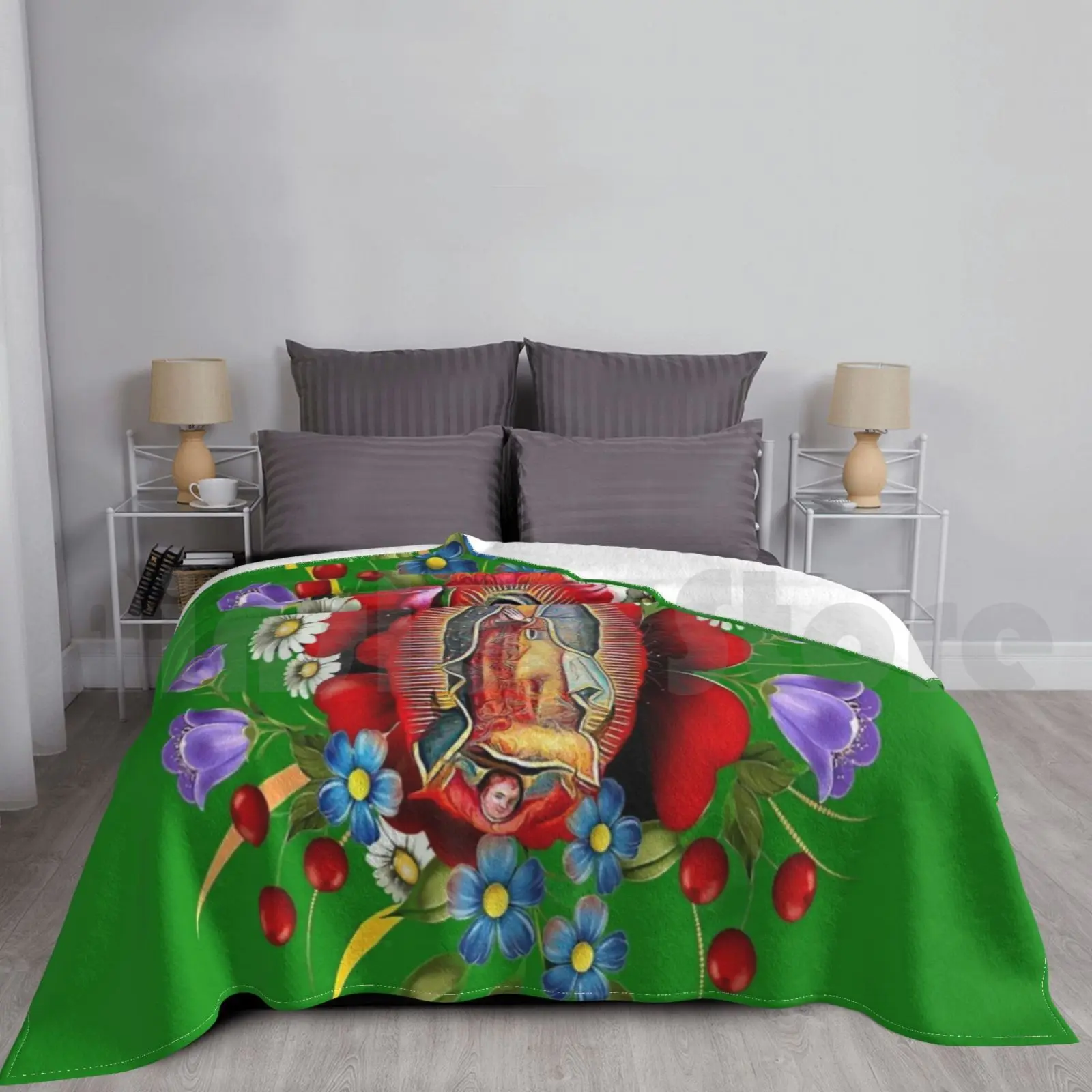 Nuestra Señora de Guadalupe Virgen María Mexicana Ángeles de México Tilma 2003 Manta Moda Personalizado Guadalupe Nuestro