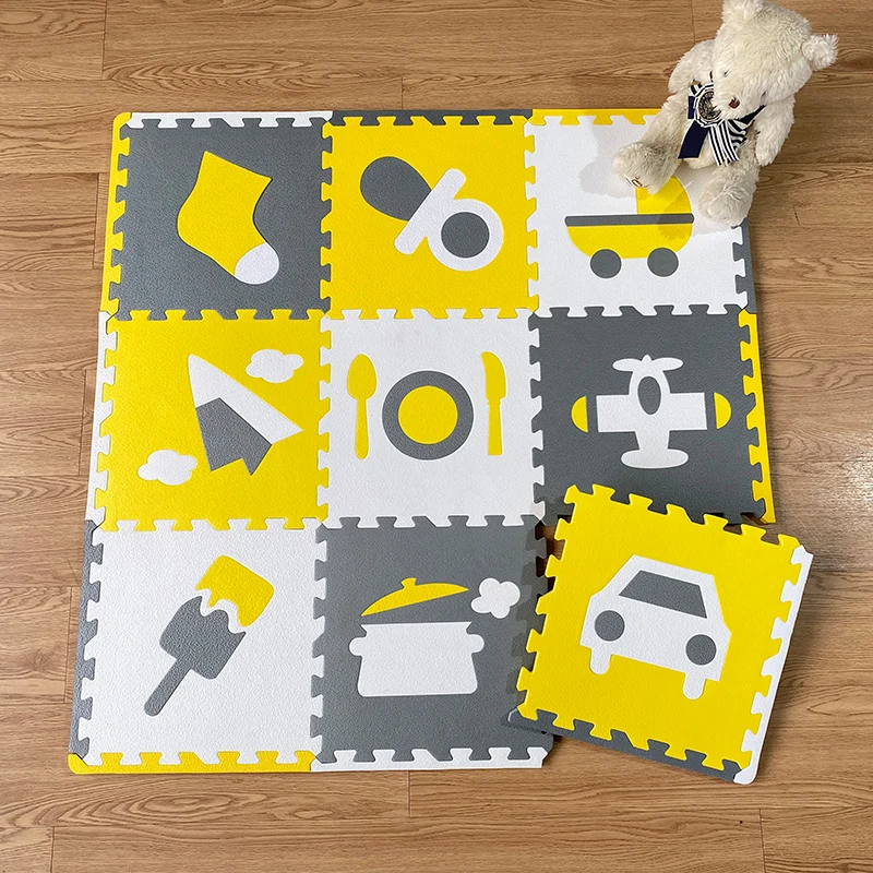 Children stitching carpet crawling mat puzzle puzzle thickening climbing mat baby stitching mat puzzle learning game blanket