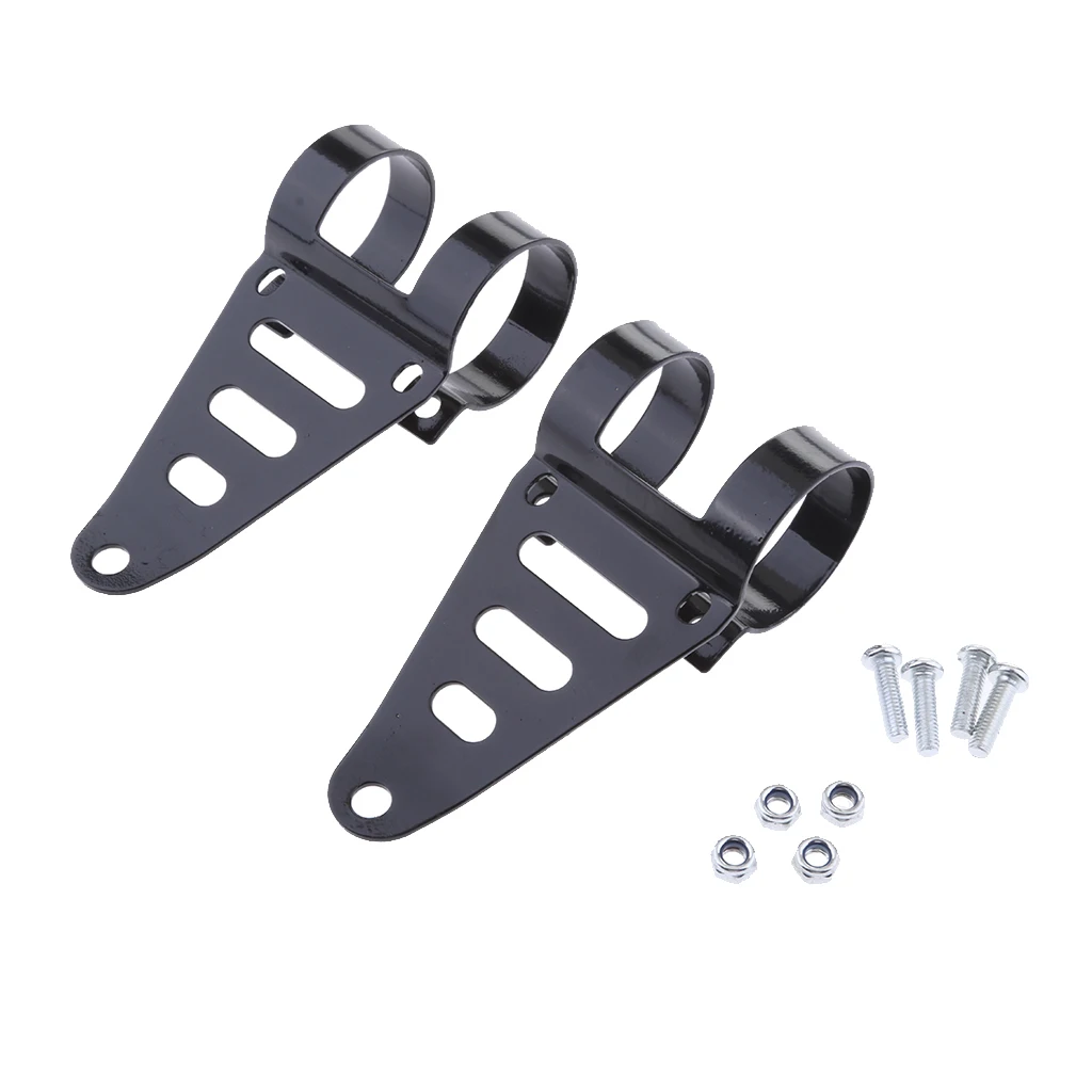 41-43mm Motorcycle Universal Headlight Fork Mount Bracket Head Lamp Holder image 5