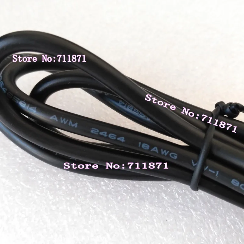 2*0.75mm square 5.5*2.5 Male to Male Power Line Cable Pure Copper 2.5 5.5 Male to 5.5X2.5 Male Power Cord Cable Line DC 5.5*2.5