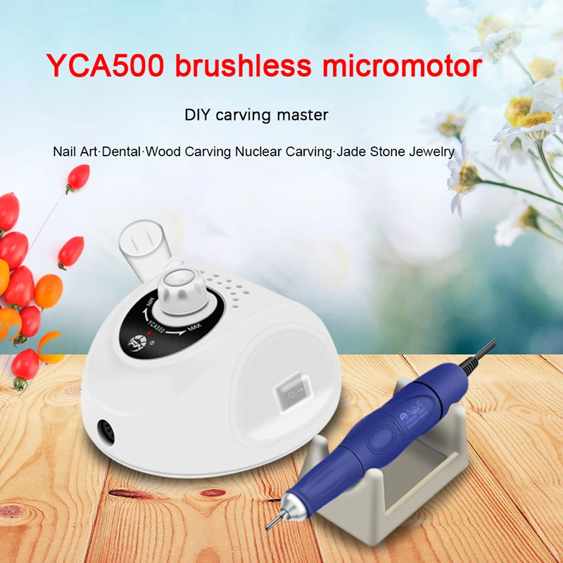 Nail Tool 50000rpm Professional Electric Petting Machine 100W Power YCA500 Nail