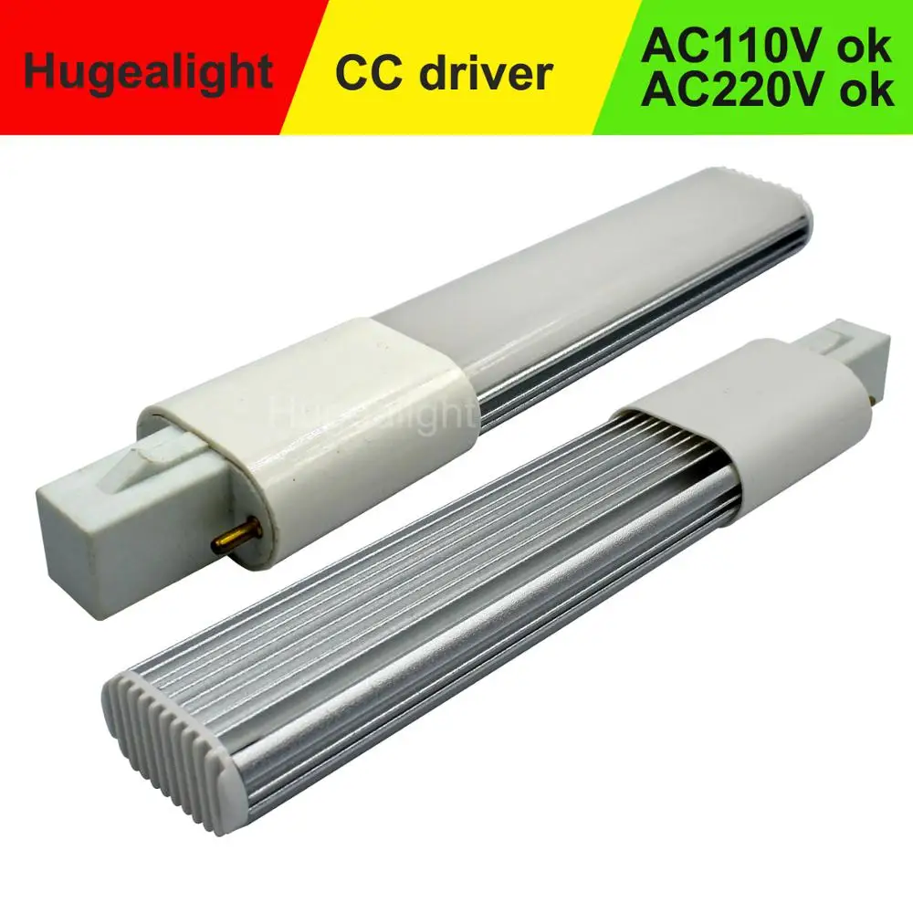 5W 7W 9W 11W G23 LED PL ampul lamba 2-Pin taban LED yatay fiş aşağı ışık G23 taban Light PL kompakt floresan yedek lamba