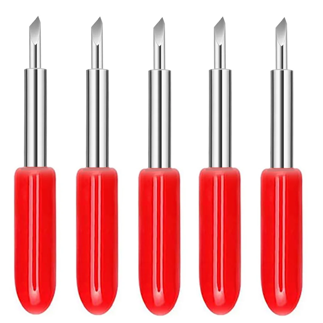 5pcs 45Degree Plotter Blade Vinyl Cutter Offset Knife Blade for Cricut Roland Cutting Milling Engraving Hand Tool