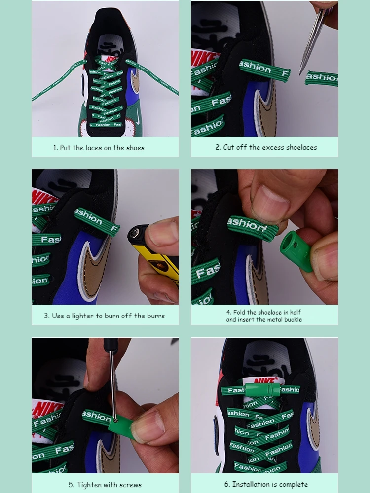 No Tie Magnetic lock Shoe laces Without ties Elastic Sneakers Shoelaces Letter Flat Shoe lace Kids Adult Quick Laces Shoes