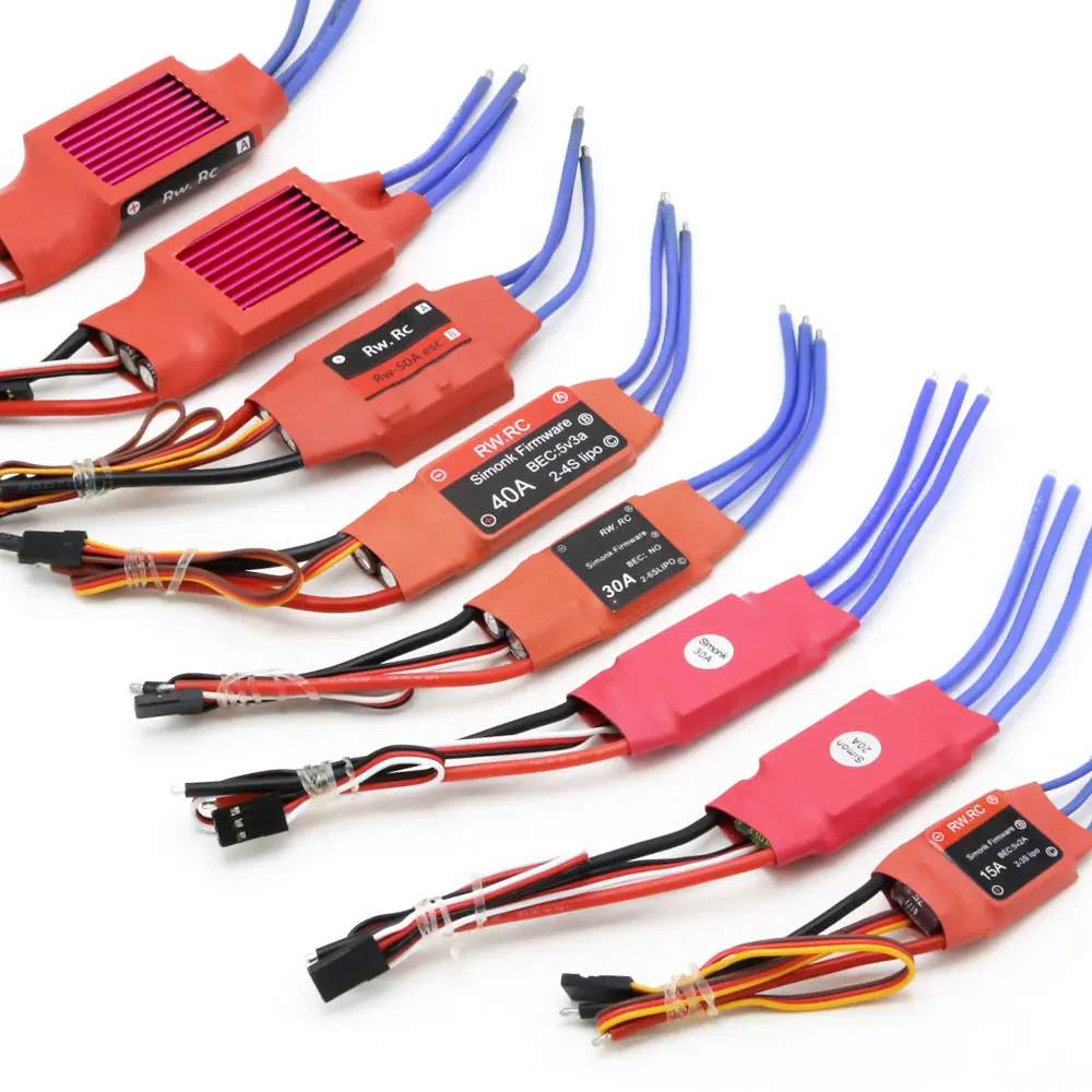 Simonk 10A 12A 15A 20A 30A 40A 50A 70A 80A Firmware Electronic Speed Controlle ESC For RC Multicopter Drone