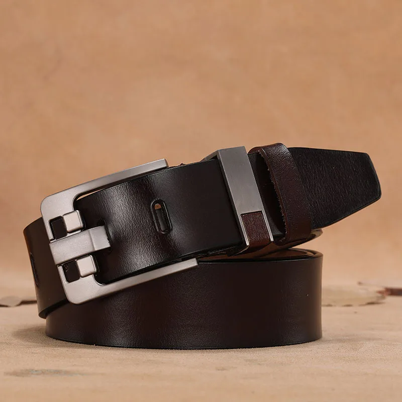 HALOCOWCOW Plus Size Genuine Leather Belt Brown 150 cm 3