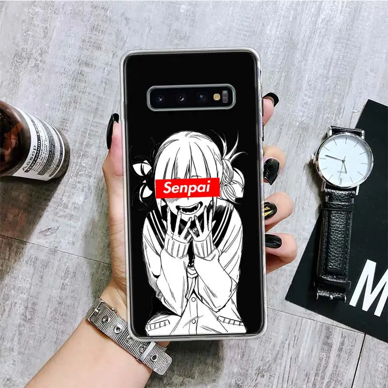 Sugoi Senpai Japanese Anime Waifu Phone Case For Samsung Galaxy S24 S23 S22 S21 S20 Ultra S20 FE S10 Plus S9 S8 + Fundas Cover