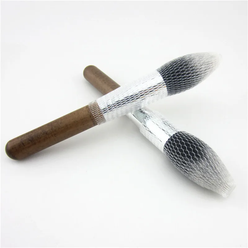 Saiantth – brosse à Blush en bois naturel, brosse de maquillage en poudre, outil cosmétique de mise en évidence, grande beauté simple, poils denses et doux