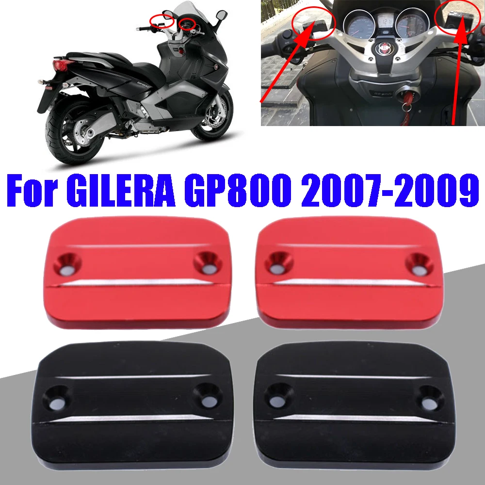 For GILERA GP800 GILERA GP 800 2007 2008 2009 Motorcycle Accessories Front Brake Clutch Fluid Reservoir Cap Oil Tank Cover Parts