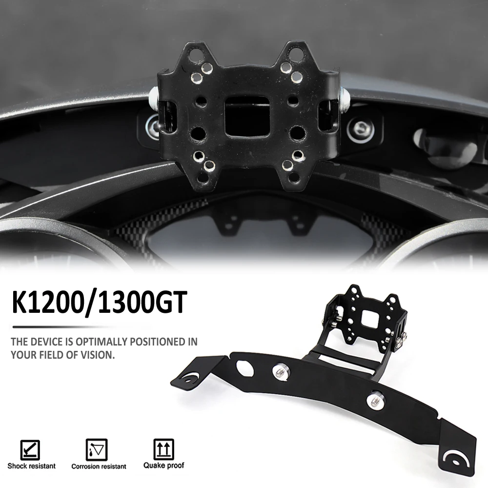 FOR K 1200 1300 GT Motorcycle Phone Navigation GPS Bracket Support Adapt Holder FOR BMW K1300GT K1200GT 2006 -