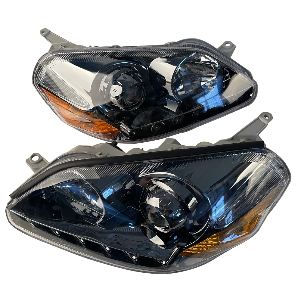 Car Headlamp For Toyota Mark Gx110 LED Black 2Pcs Headlight with Lens 2001 2002 2003 2004 2005