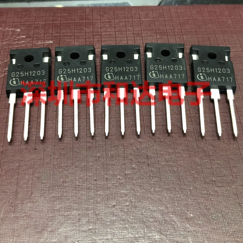 (5 Pieces) G25H1203 IGW25N120H3  TO-247 1200V 25A