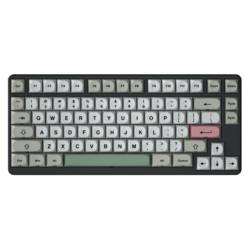 

idobao MA 9009 Retro Keycaps PBT Keyboard Caps for 80/96 ANSI Mechanical Keyboard Dye-sub Blank Keycaps Custom DIY Keycaps