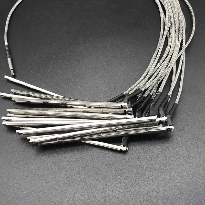 6 سلسلة عالية الحساسية الصوتية الغيتار جسر السرج قضيب بيزو المعادن قضيب الغيتار الشعبي لاقط عصا الغيتار الملحقات #2