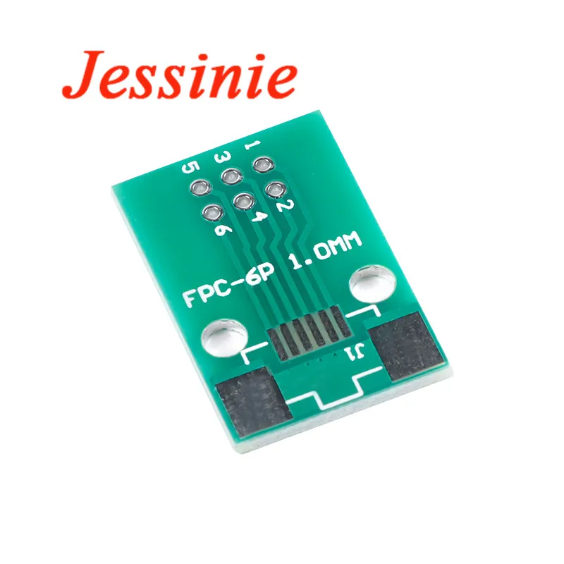 5pcs FPC/FFC Flat Cable to 2.54mm Transfer Plate DIP Adapter Test Board Connector 6P/8P/10P/12P/20P/24P/26P/30P/34P/40P/50P/60P