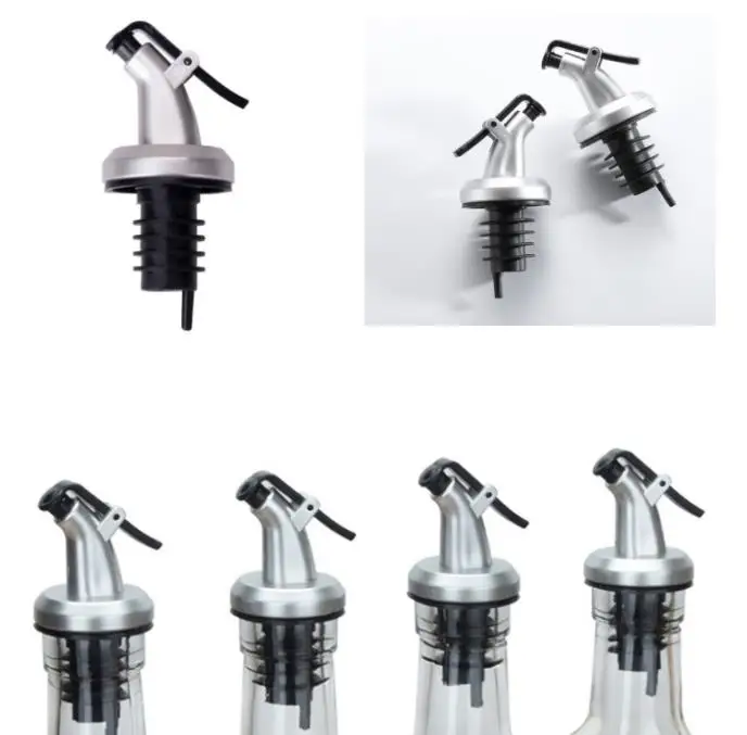 

Oil Bottle Stopper ABS Lock Plug Seal Leak-proof Food Grade Plastic Nozzle Sprayer Sauce Dispenser Wine Pourers Bar Tools SN3619