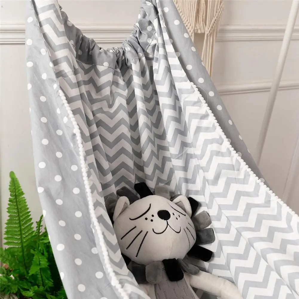 INS Nordic Baby Sleeping Appease Swing Hammock Hanging Hammock Babies Swing Hammock Indoor Outdoor Accessory for Kids Children