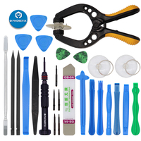 22 in 1 Screwdriver Torx Cross Screw Bit Opening Pliers Spudger Pry Crowbar Shovel Blade Knife Sucker Soldering Mat Phone Repair