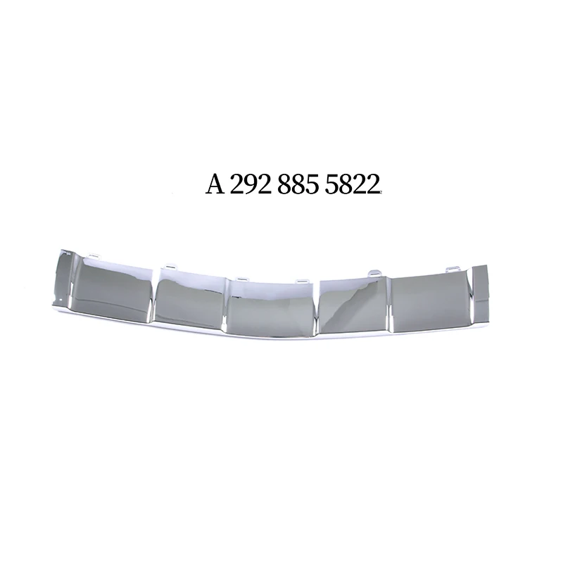 Paraurti anteriore Spoiler cromato cromato Trim per Mercedes Benz GLS X166 W166 GLS400 GLS500 A2928850300 A2928850400 2928855822