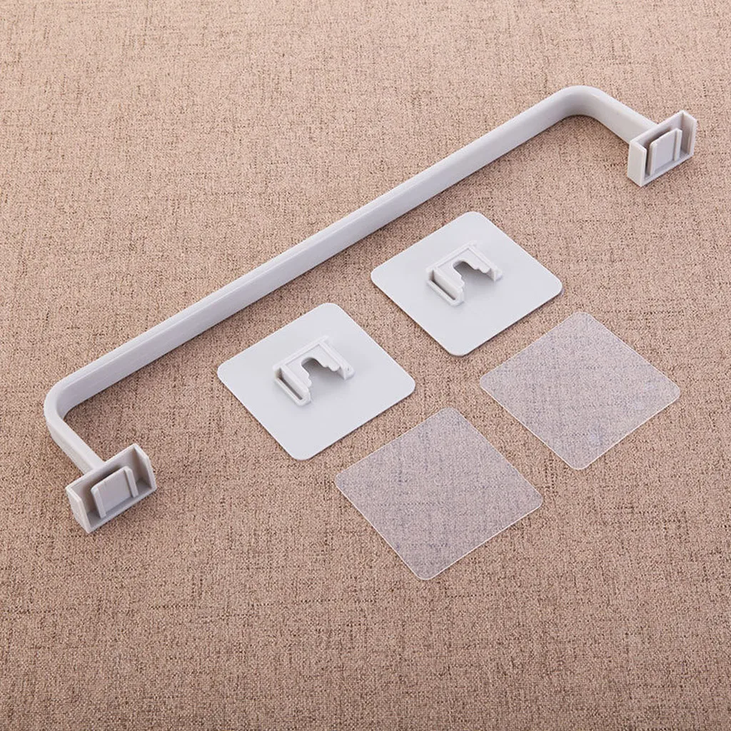 

NEW high quality Kitchen Bathroom Hand sink towel holder Rack Storage Rack No Trace Plastic Hanger Rack hanger Durable type