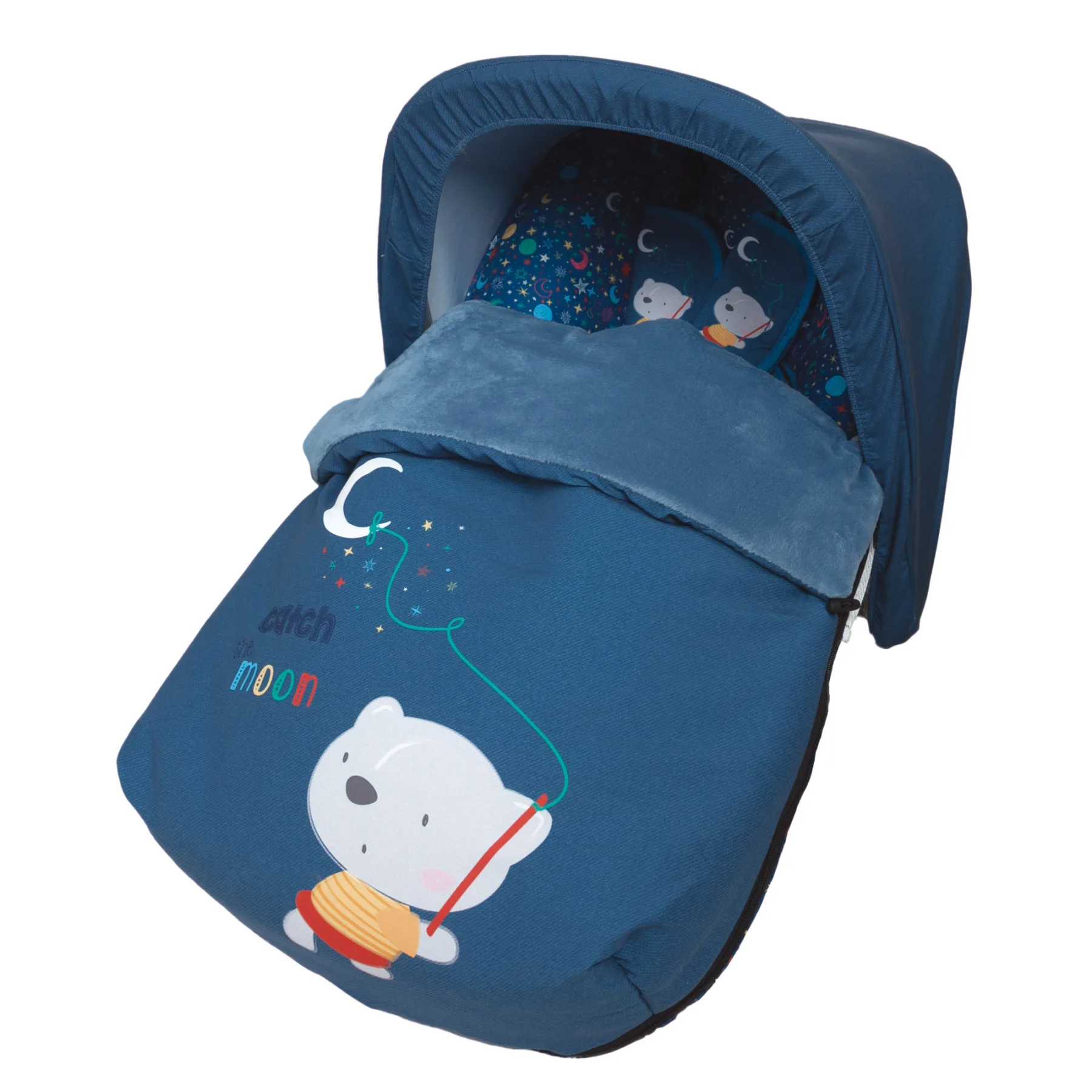 Baby boy bag or group 0 Baby Moon (gift Hood)