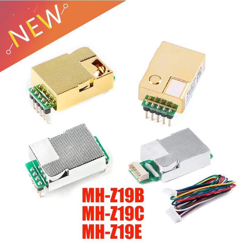MH-Z19 MH-Z19C MH-Z19E MH-Z19B na podczerwień CO2 czujnik dwutlenku węgla czujnik gazu moduł CO2 Monitor 400-5000 0-5000ppm UART PWM