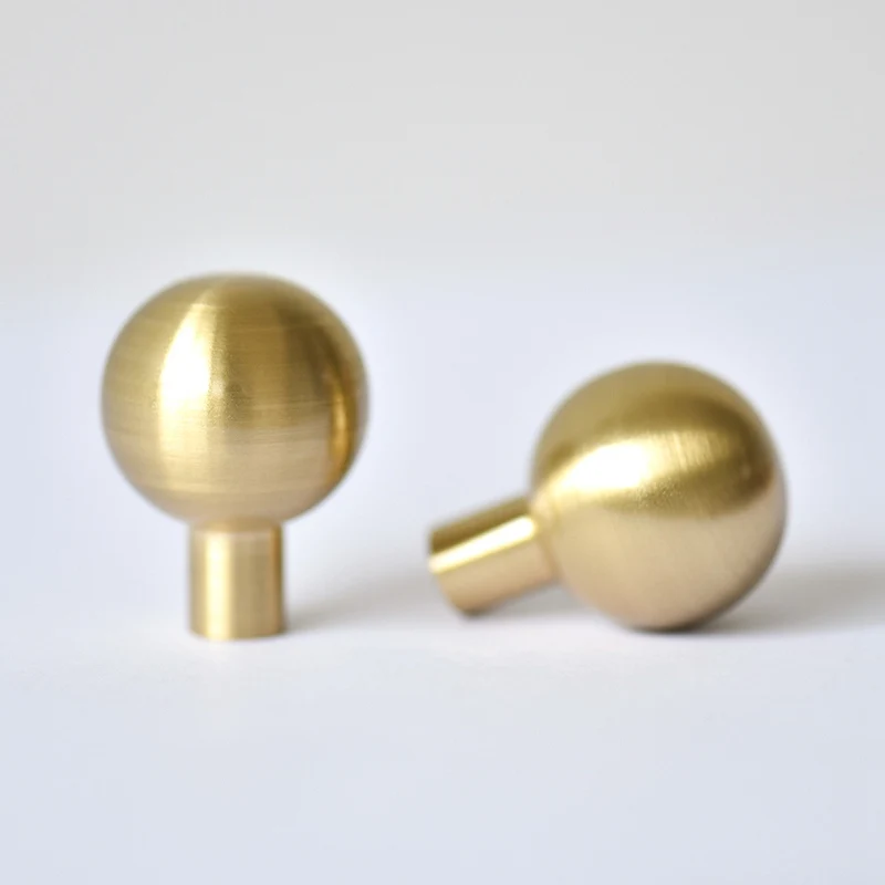 Modern Brushed Brass Kitchen Drawer Cabinet Knobs Gold Cupboard Dresser Furniture Pulls-1Pack