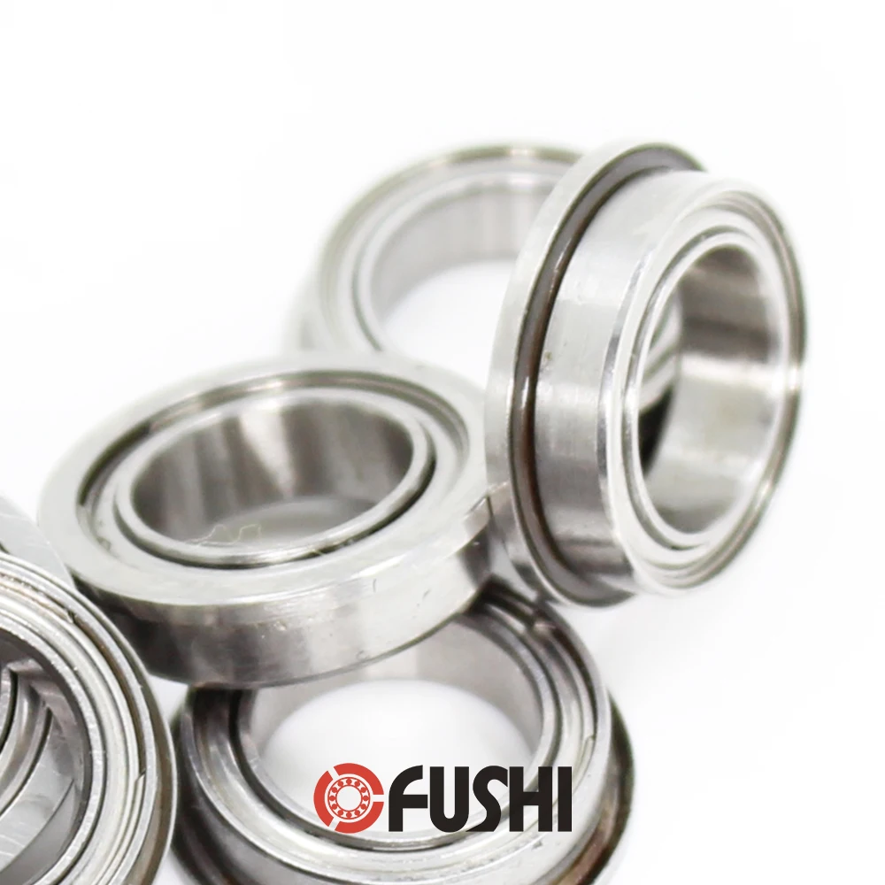 F686 ZZ Flange Bearing 6X13X5 Mm ABEC-1 (10 Pcs) flanged F686 Z ZZ Ball Bearings F618/6ZZ