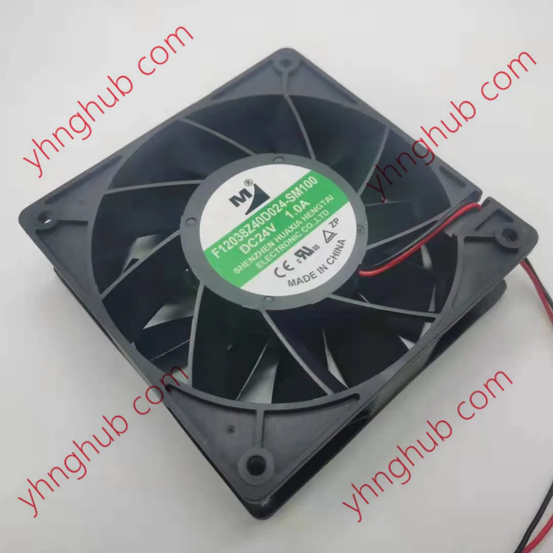 

M F12038Z40D024-SM100 DC 24V 1.00A 120x120x38mm 2-Wire Server Cooling Fan