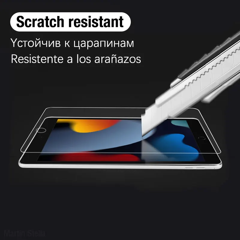 For Ipad 10.2 9 9th 8 6th Mini 6 8.3 2021 5 4 Tempered Glass Screen Protector On Ipad Air 4 2020 3 2 1 Pro 11 12.9 10.5 9.7 Film